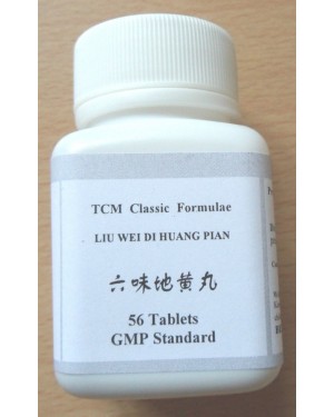 Liu Wei Di Huang Wan,  	Six Ingredient Pill with Rehmannia, Rehmannia Six Formula, Six-Flavor Rehmannia Pill, Rehmannia Bolus with Six Herbs, Rehmannia Six Pill