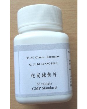 Qi Ju Di Huang Wan - Lyceum Fruit, Chrysanthemum and Rehmannia Pill - Chinese Herbs - Healthylicious