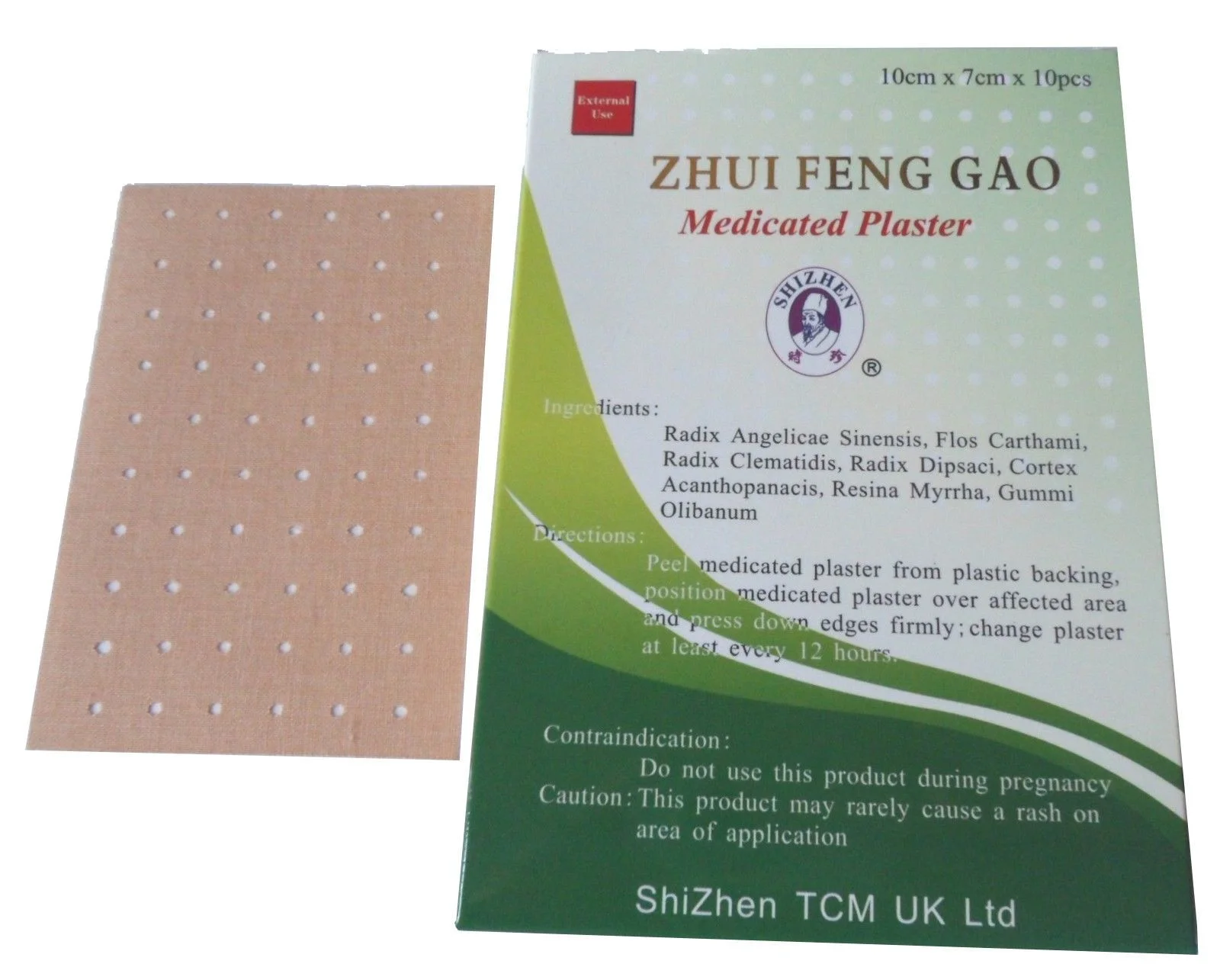zui-feng-gao Zhui Feng Gao Herbal Medicated Plaster Patch Muscle Back PAIN Sciatica - Image 1